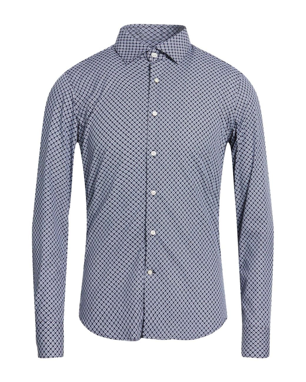Ghirardelli Blue Midnight Shirt Cotton for men