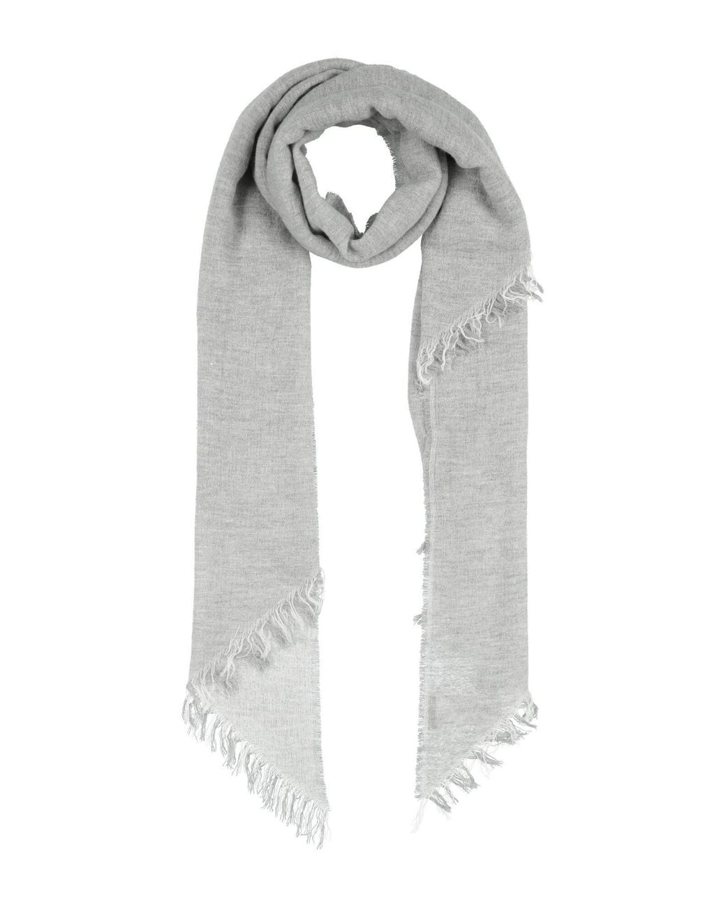 Peserico White Light Scarf Virgin Wool, Cotton, Cashmere, Polyamide