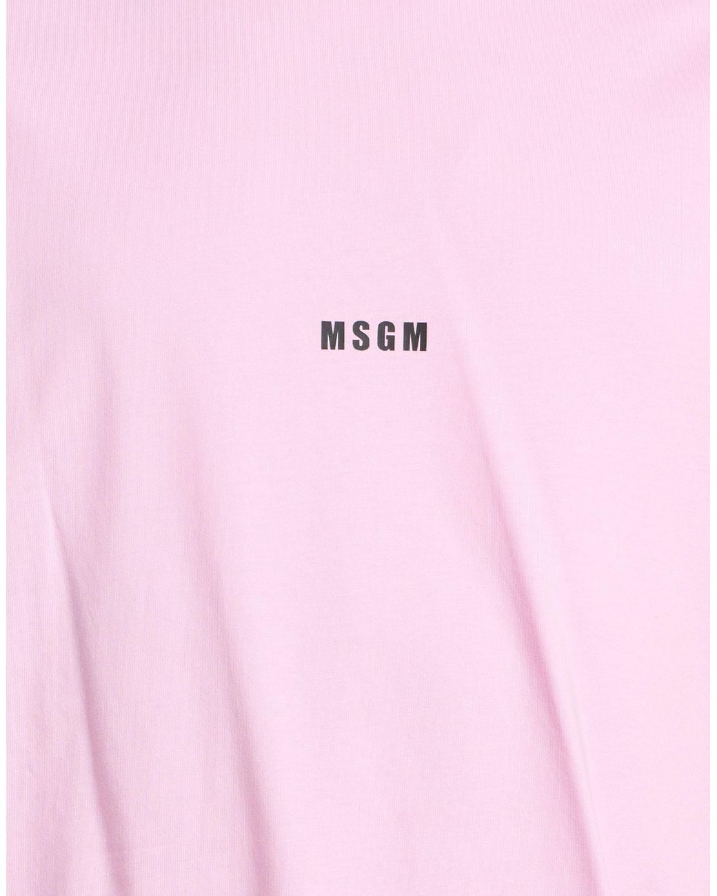 MSGM Pink T-Shirts for men