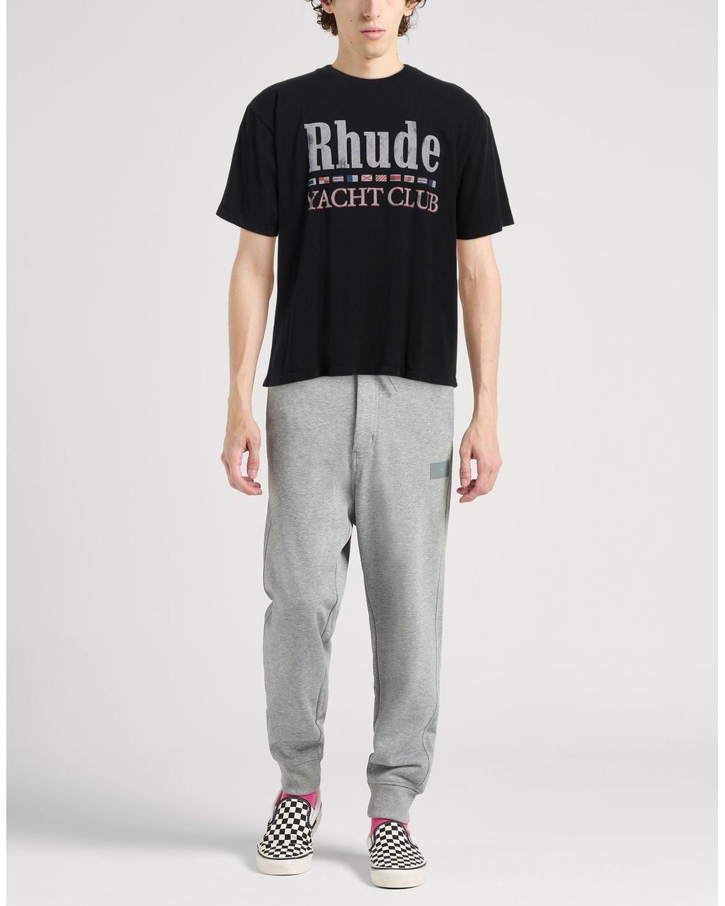Rhude Black T-shirt for men