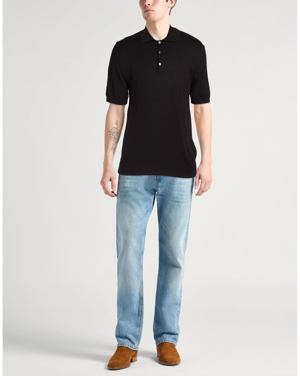 Pullover Canali de hombre de color Black
