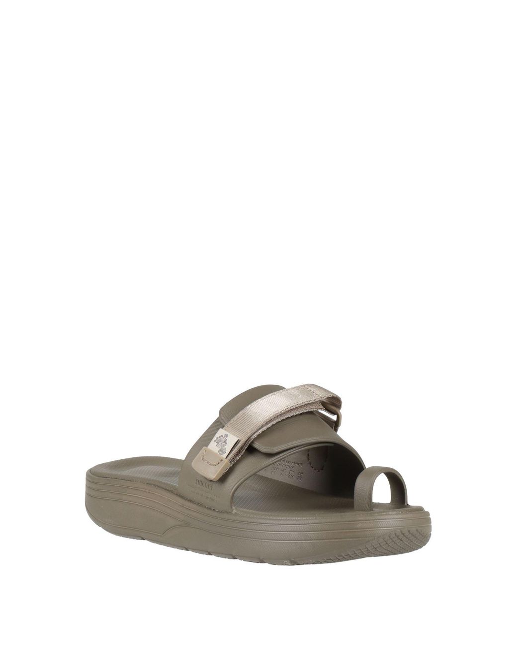 Suicoke White Thong Sandal for men