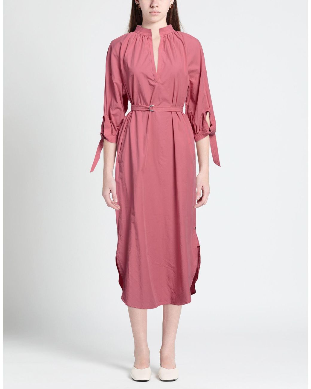 Ottod'Ame Pink Midi Dress