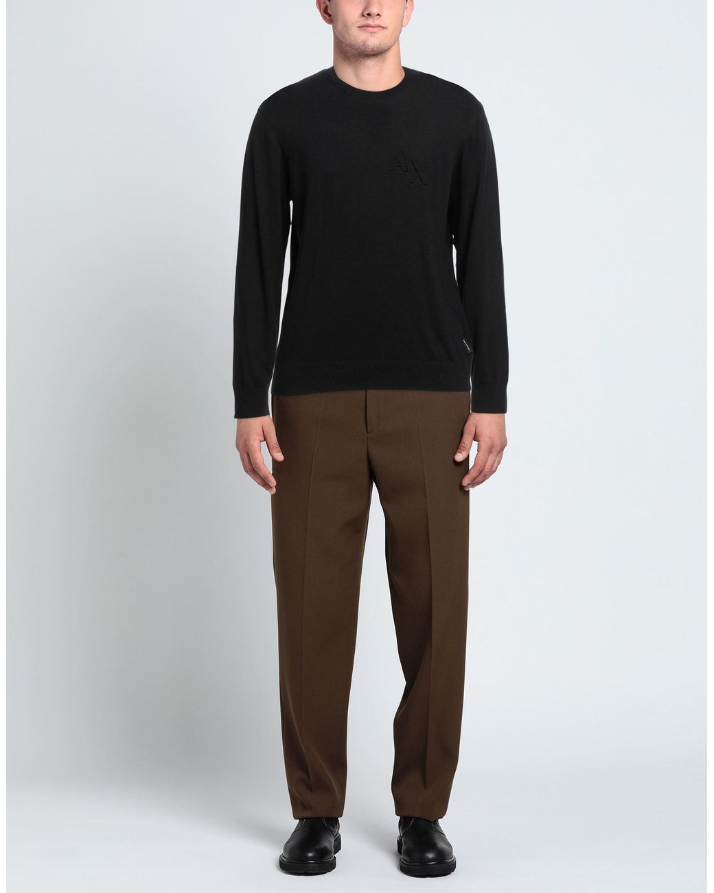 ARMANI EXCHANGE Black Jumper for men