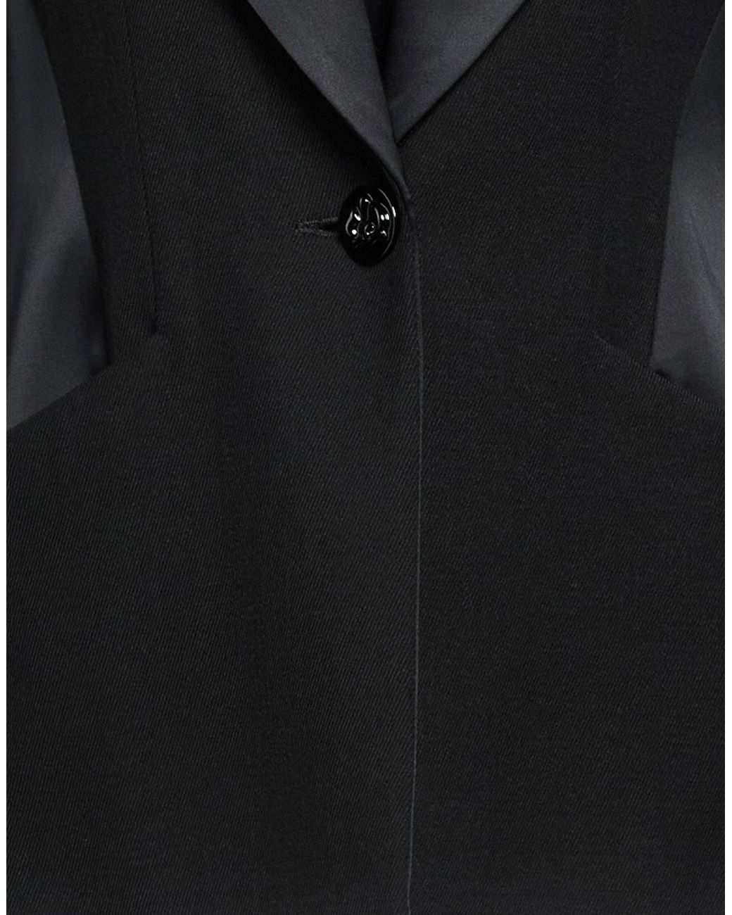 Genny Black Blazer Polyester, Virgin Wool, Elastane, Acetate, Polyamide