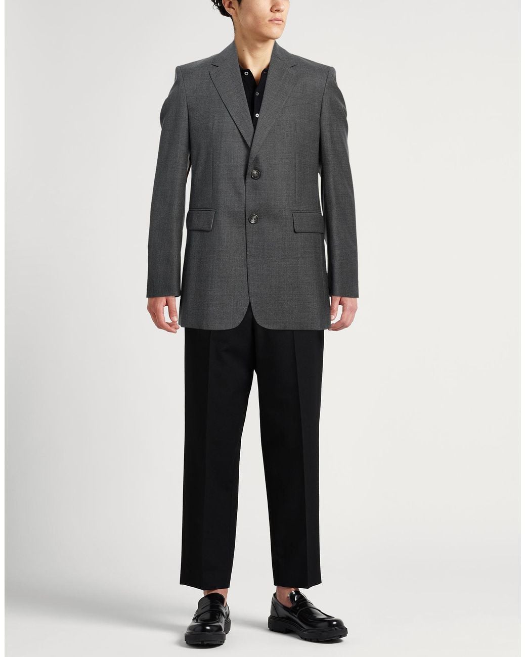 AMI Black Blazer Virgin Wool for men