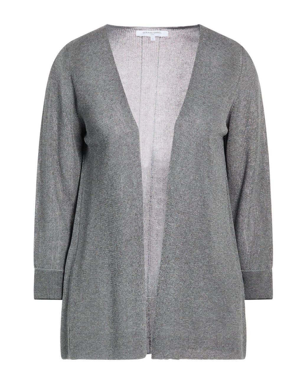 Gerard Darel Gray Cardigan Viscose, Polyester