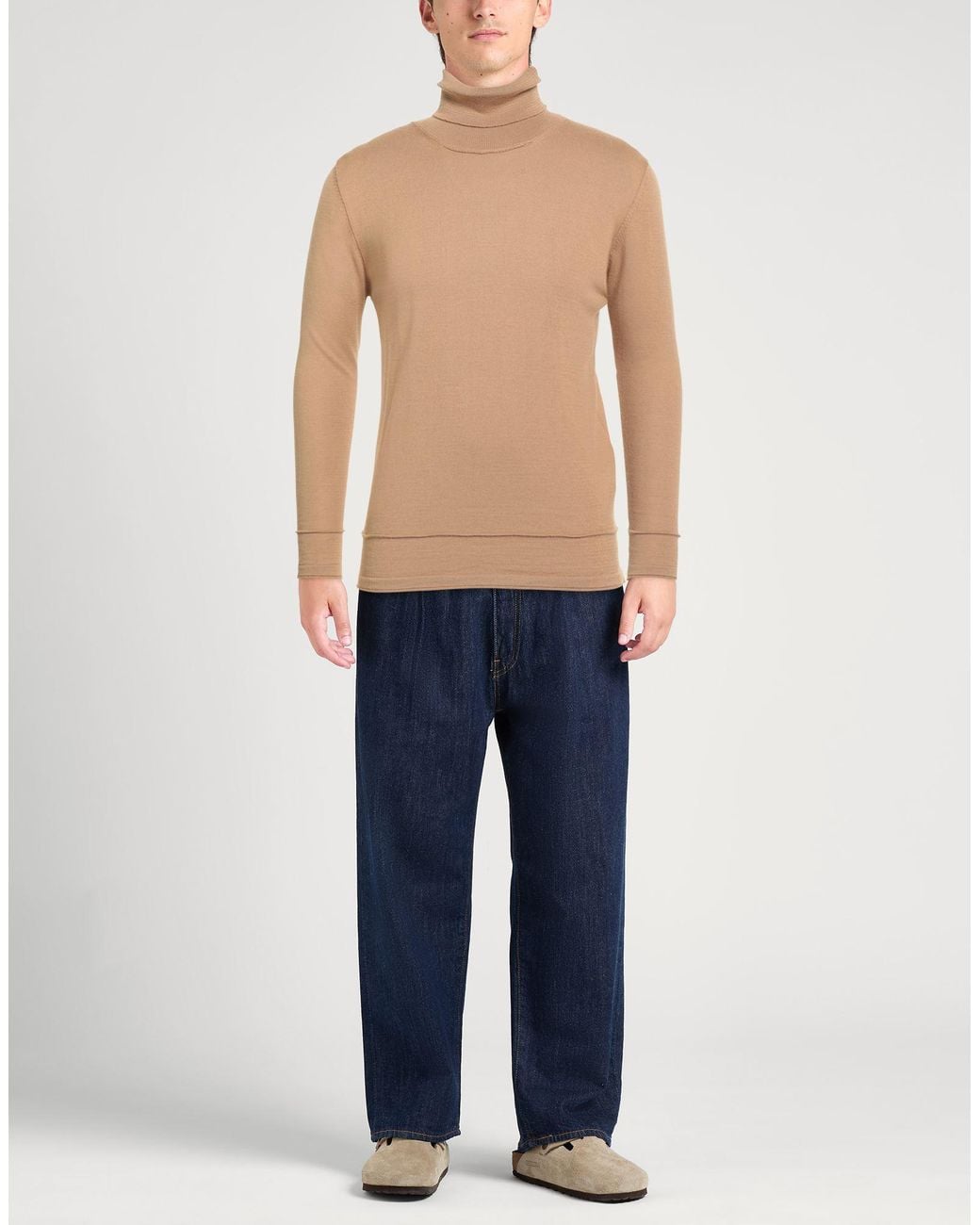 Messagerie Natural Patrizio Piscaglia Turtleneck Wool, Acrylic for men