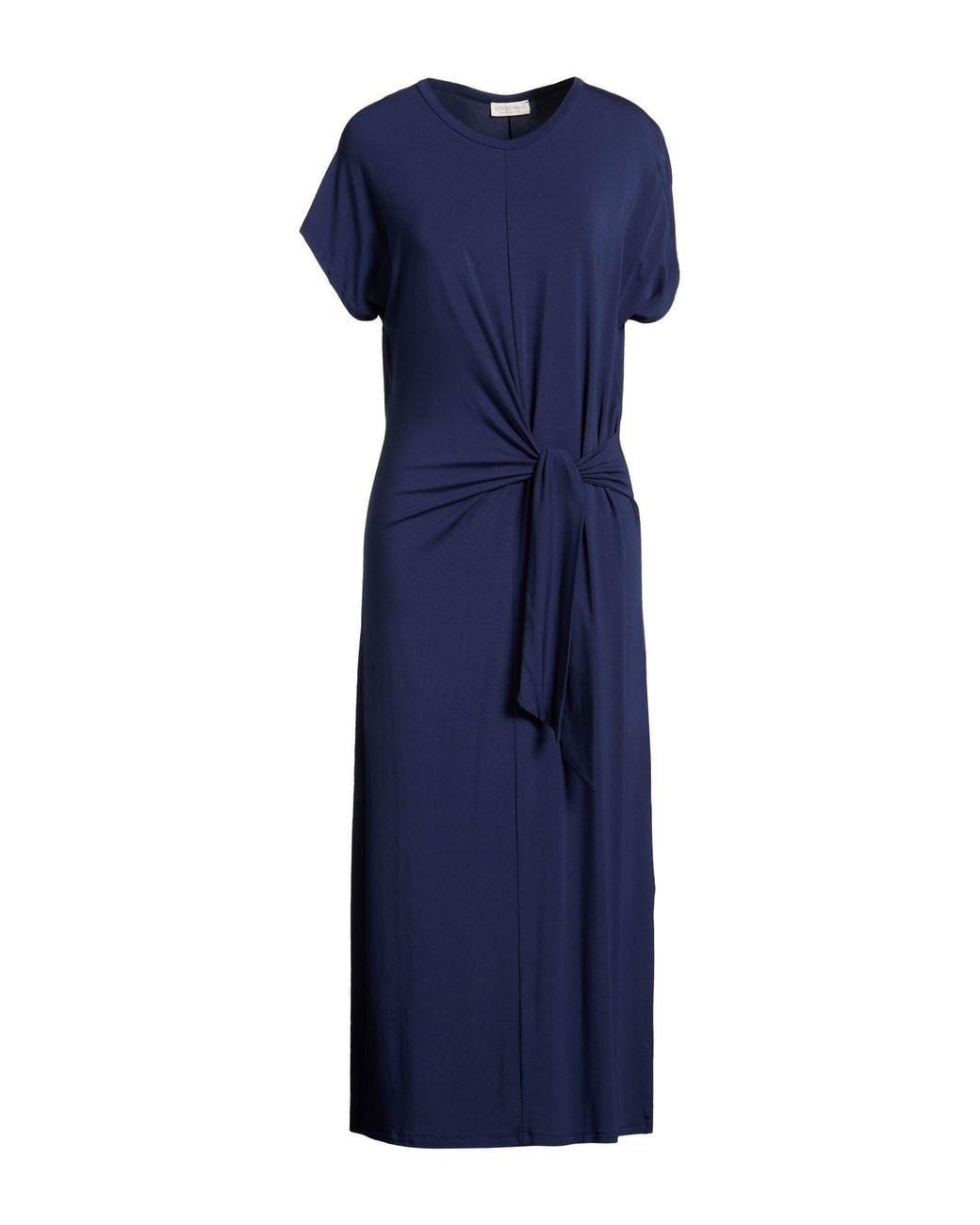 Le Tricot Perugia Blue Midi Dress Viscose, Elastane