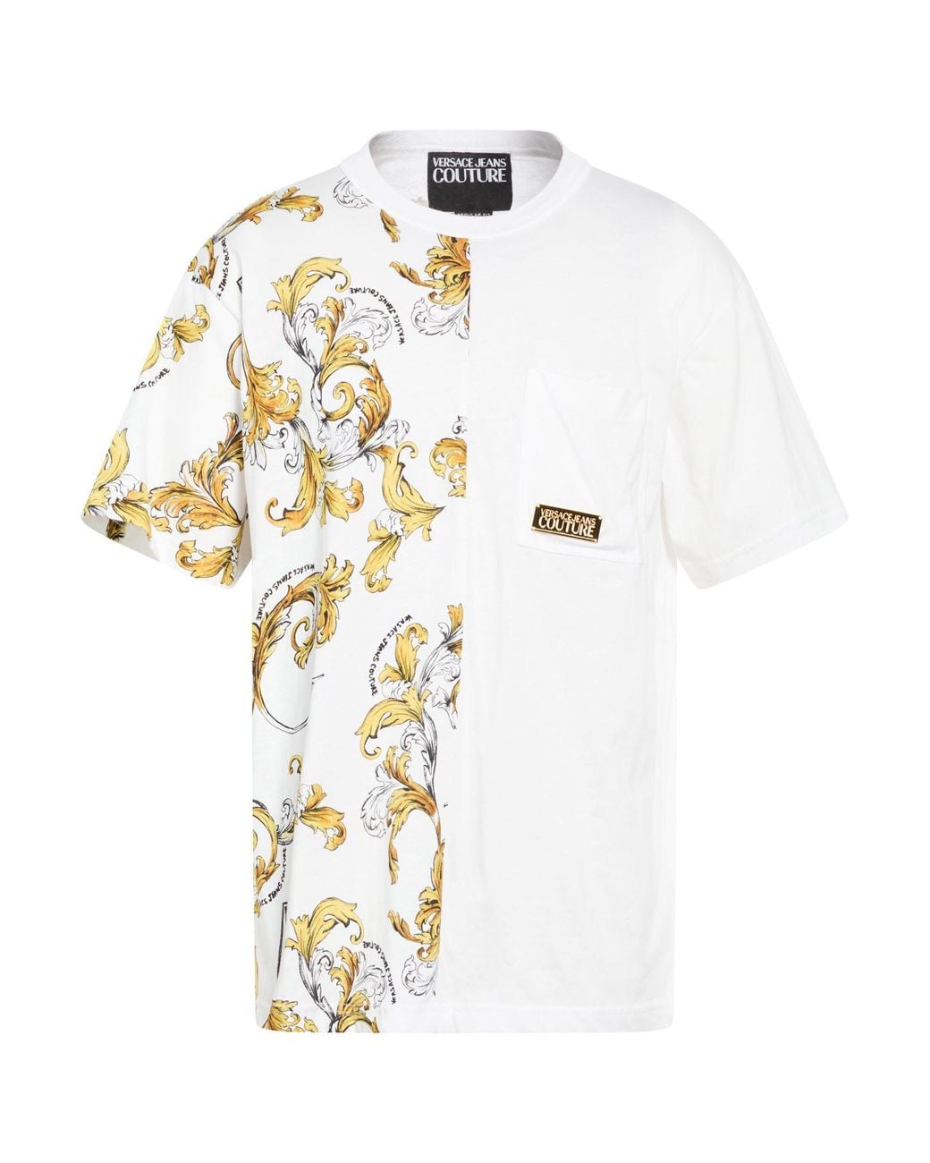 Versace Jeans Couture White T-Shirt Cotton for men