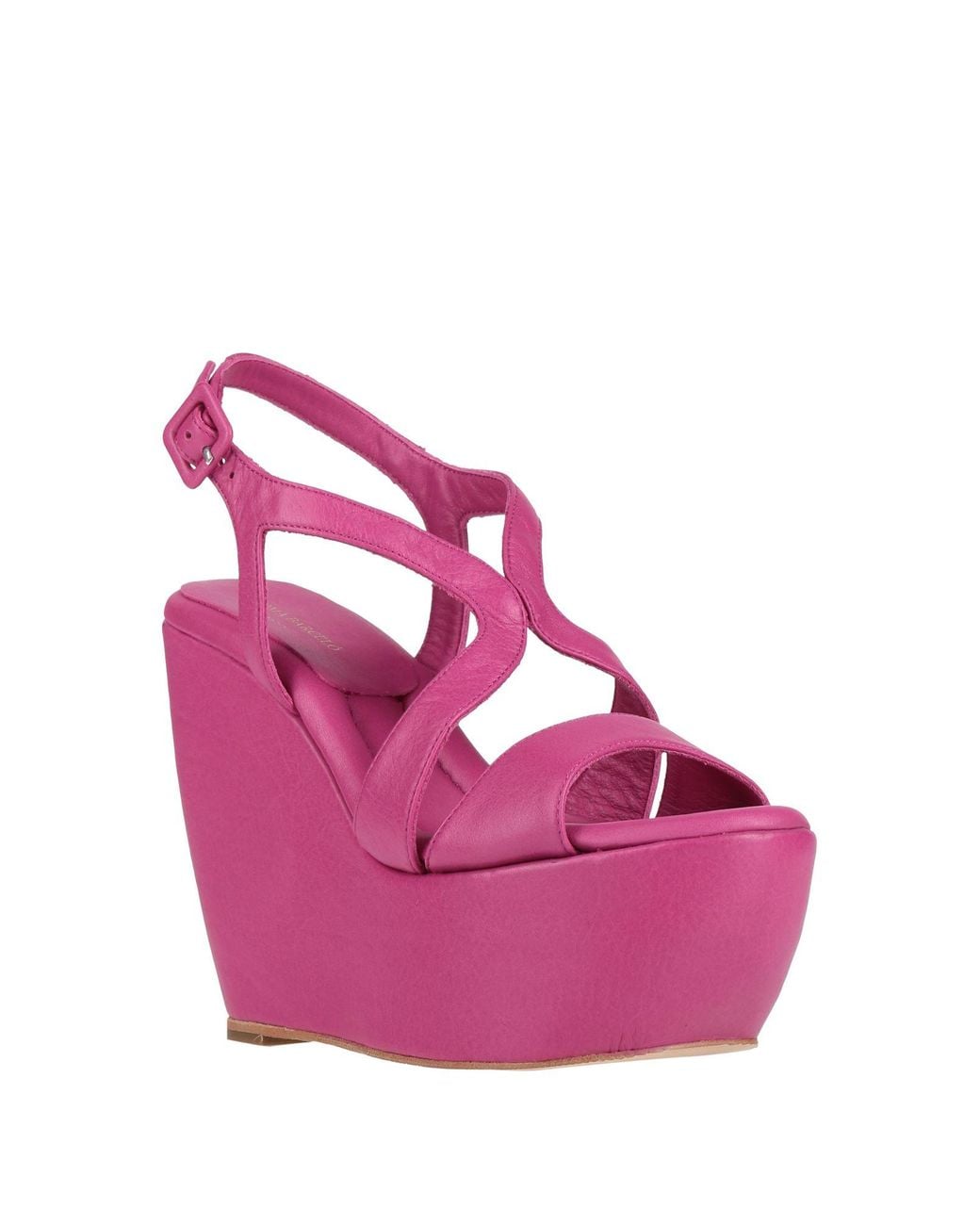 Paloma Barceló Pink Creta Fuchsia Sandals Leather