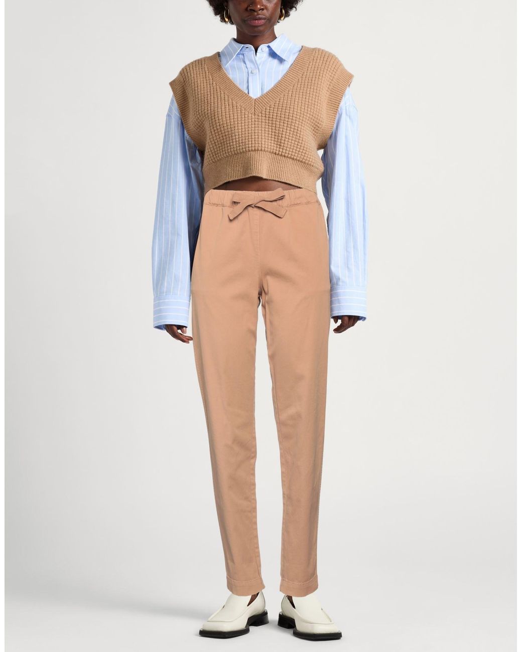 Semicouture Natural Trouser