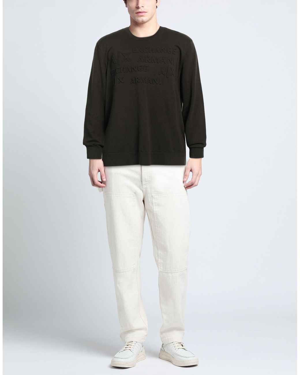 ARMANI EXCHANGE Black Jumper for men