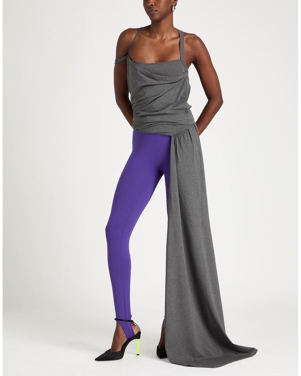 The Attico White Top Viscose, Elastane