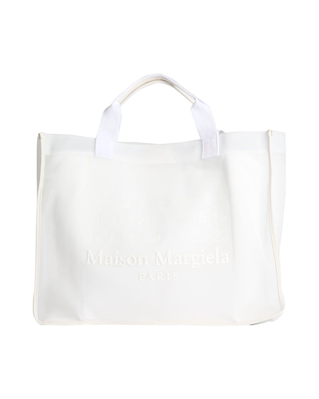 Maison Margiela White Handbag Polyamide, Polyurethane