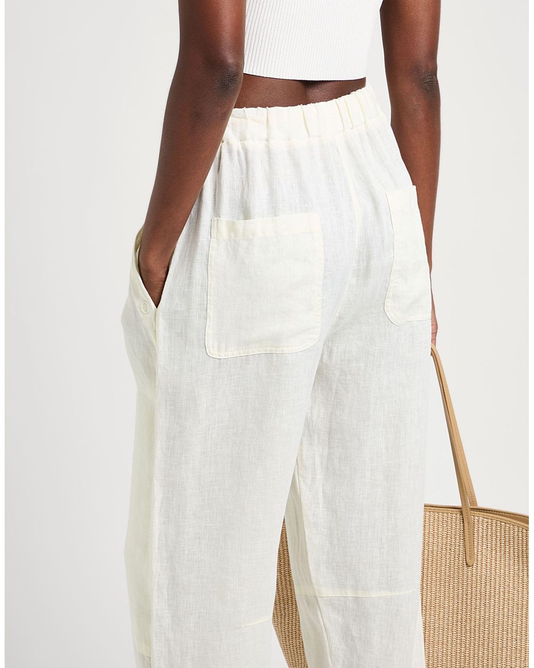 Ottod'Ame White Trouser