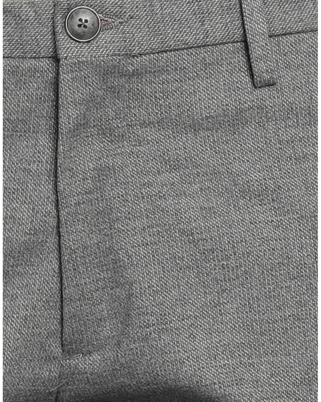 AT.P.CO Gray Pants Lyocell, Polyester, Viscose, Elastane for men