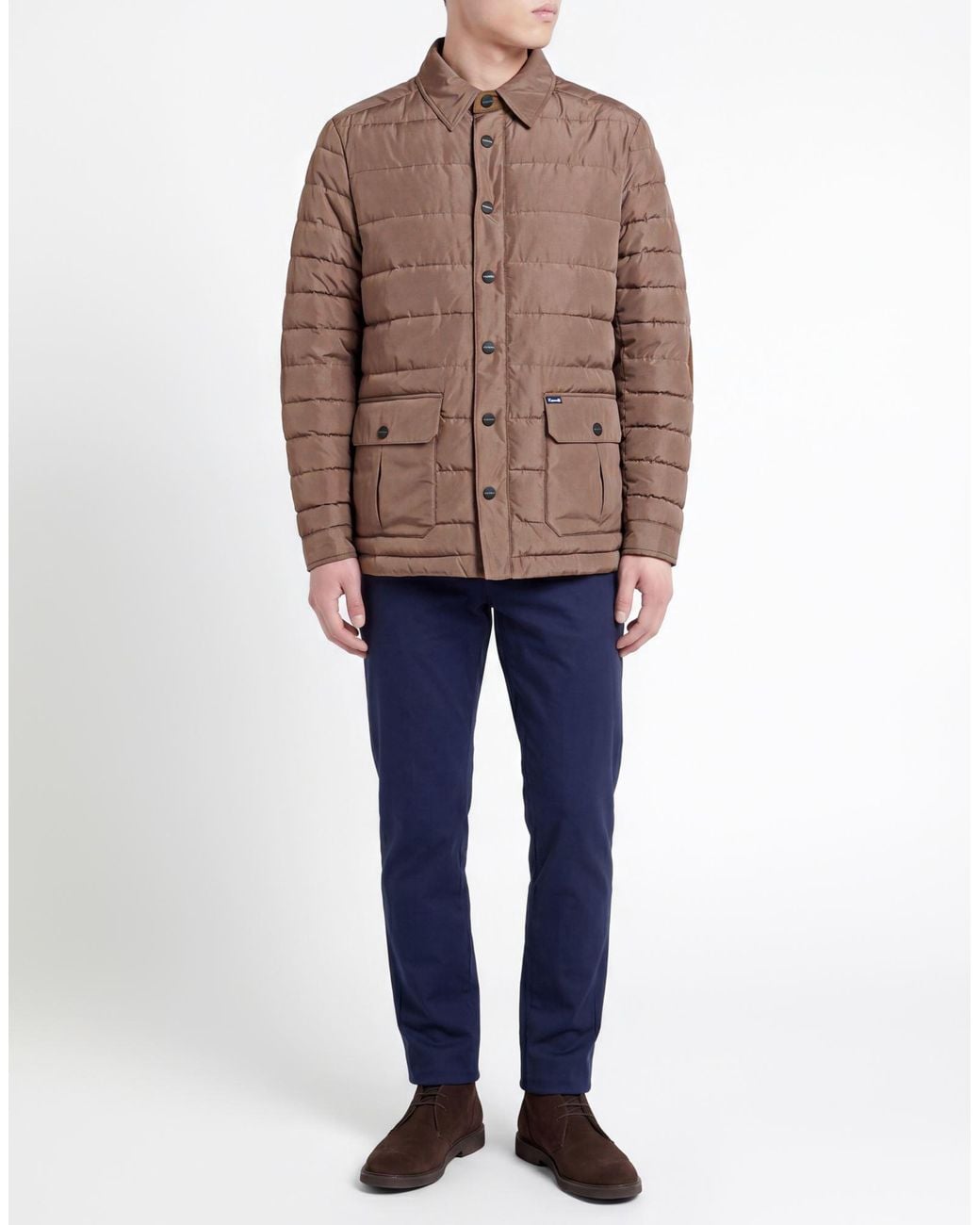 Façonnable Brown Puffer Polyester for men
