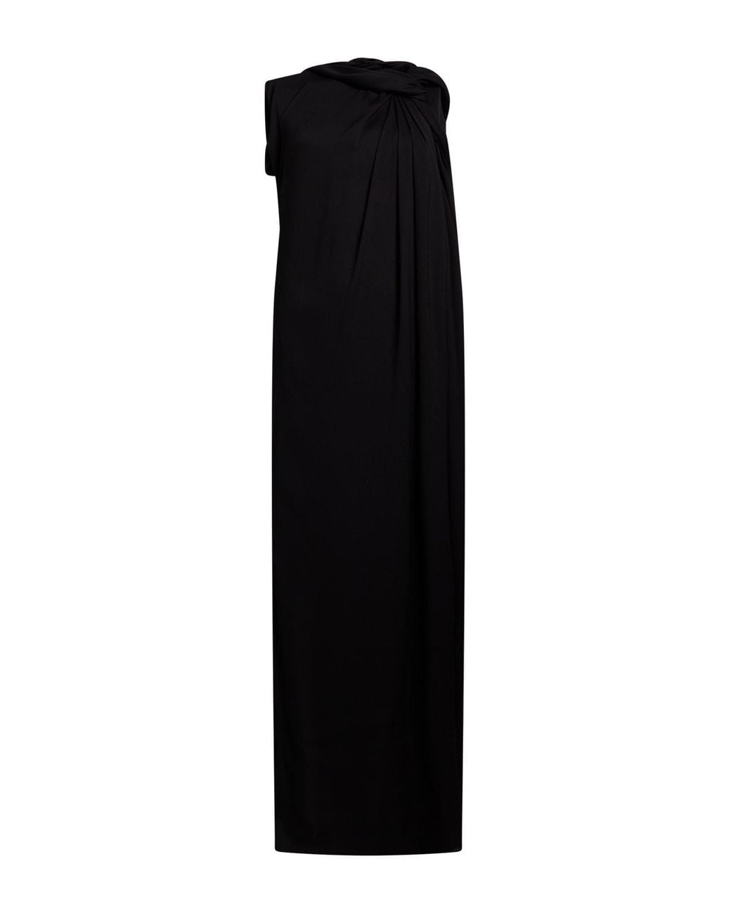 Lanvin Black Maxi Dress Polyester