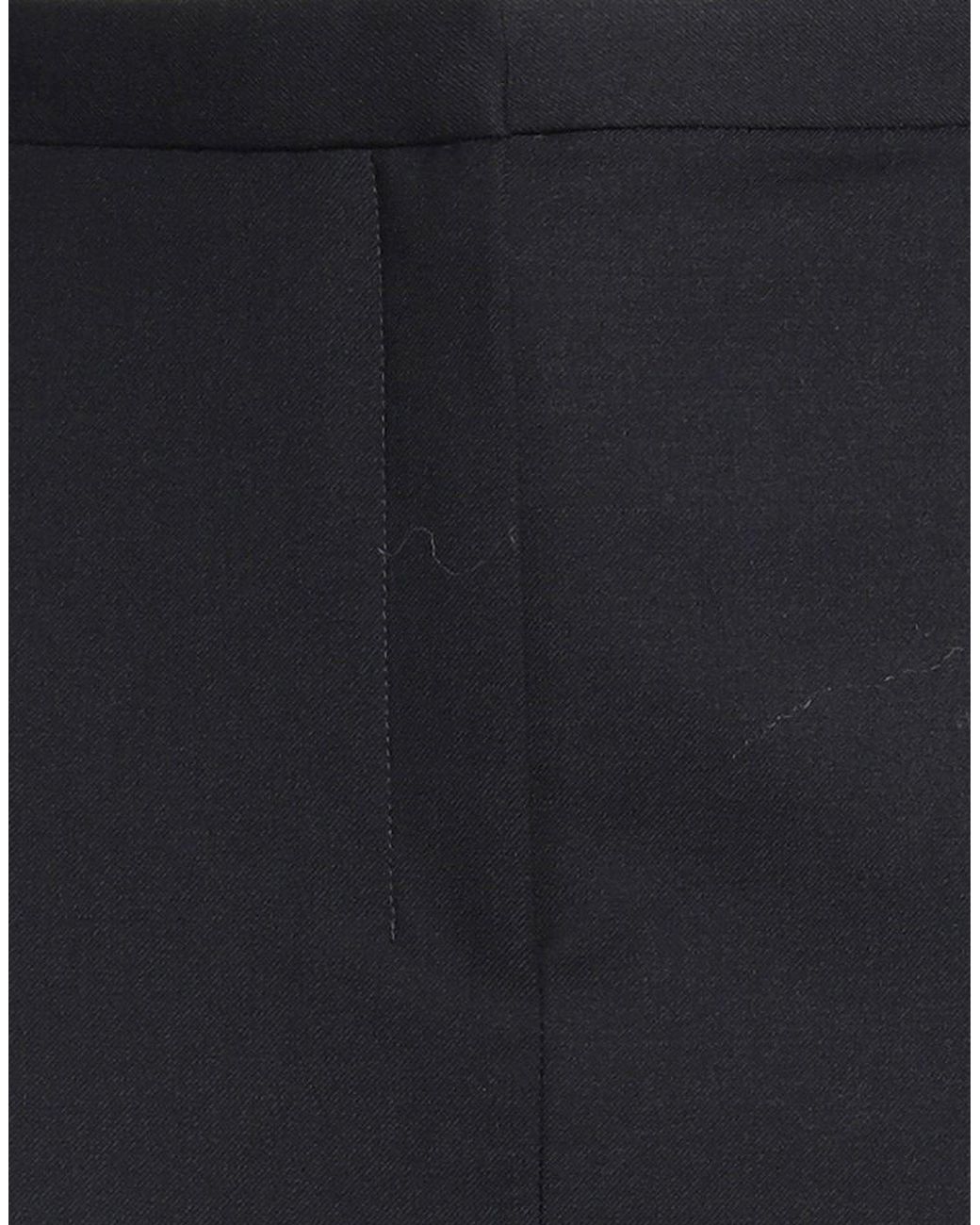 Theory Blue Midnight Midi Skirt Wool, Polyester, Viscose, Elastane