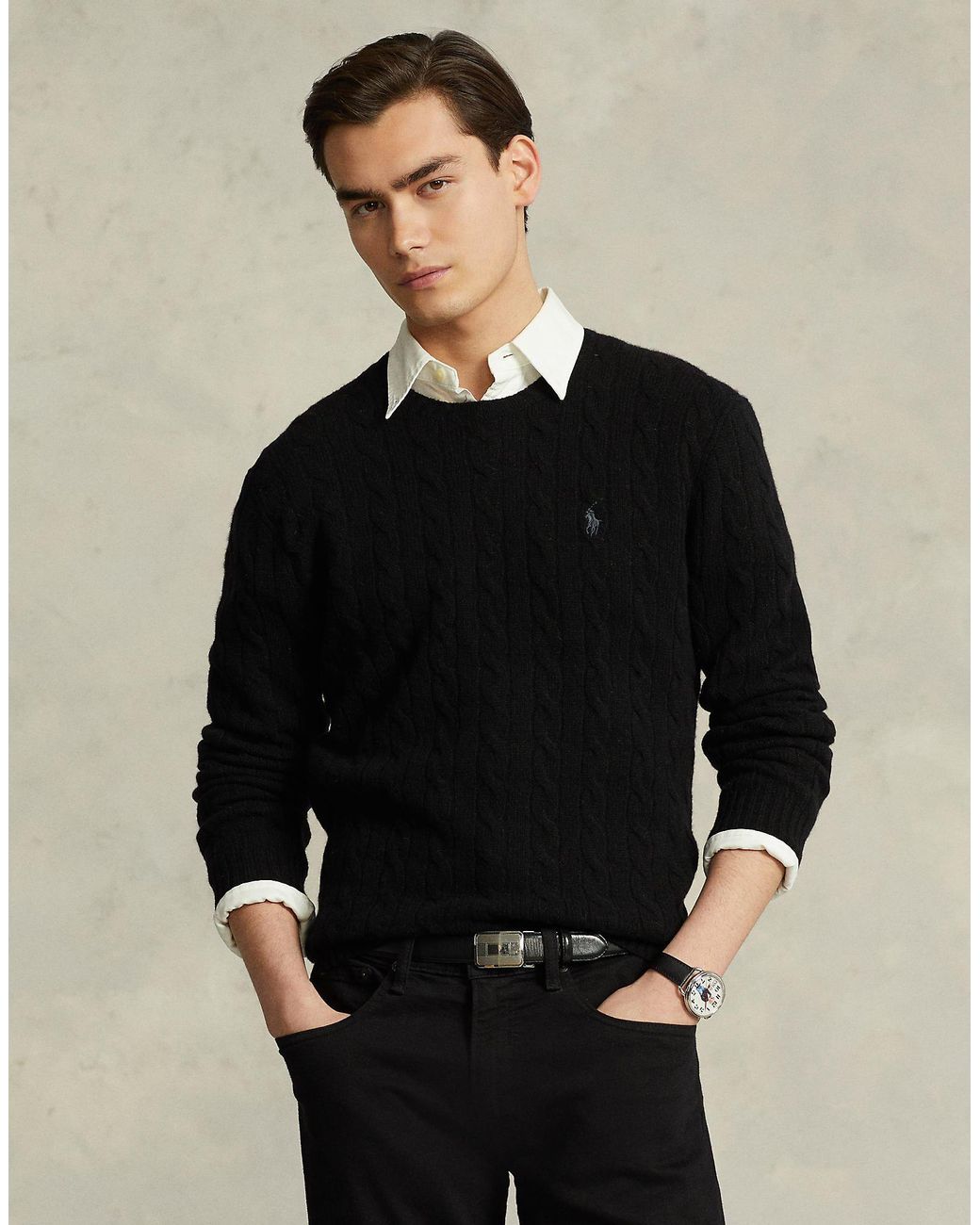Polo Ralph Lauren Black Jumper for men