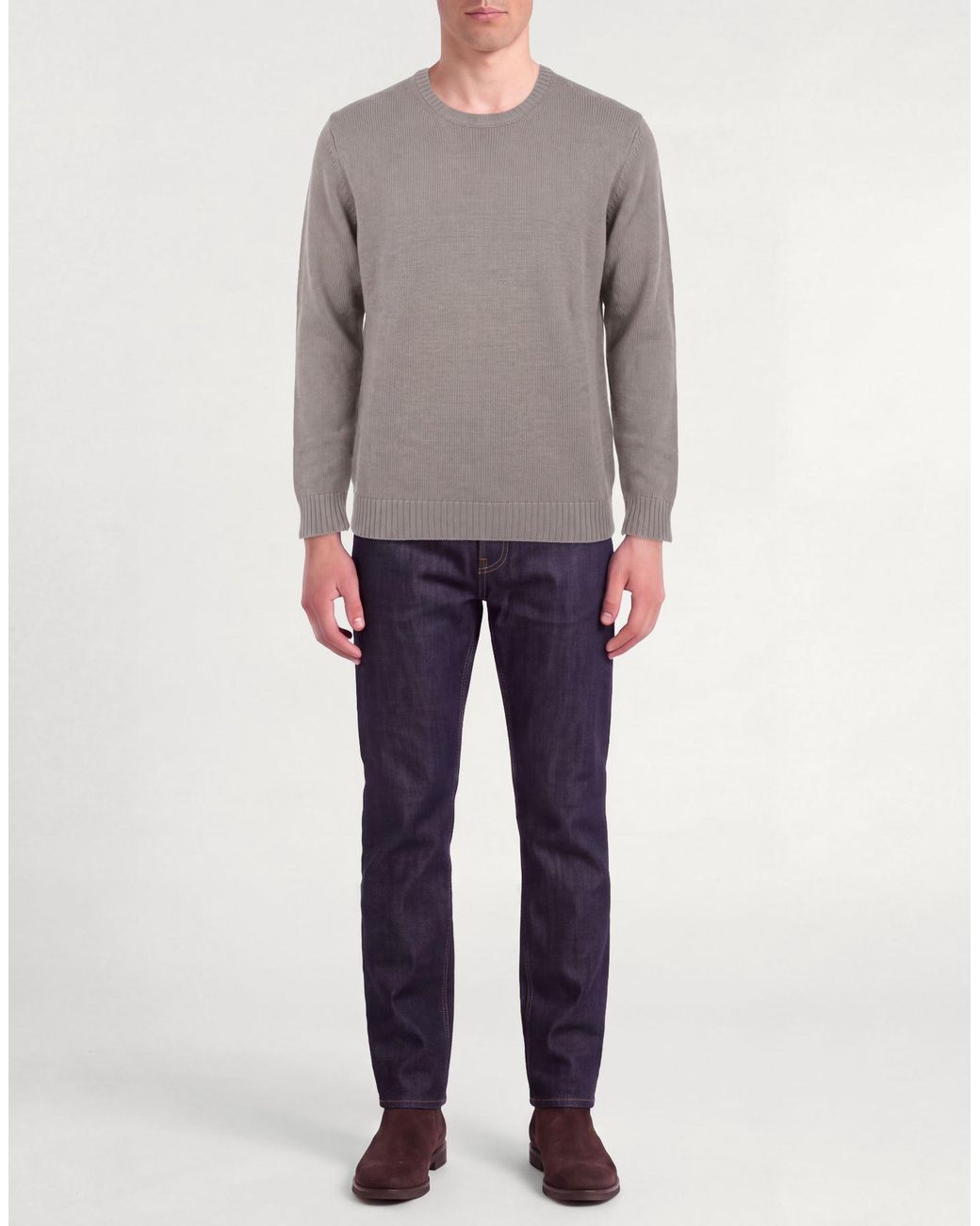 Drumohr Gray Jumper for men