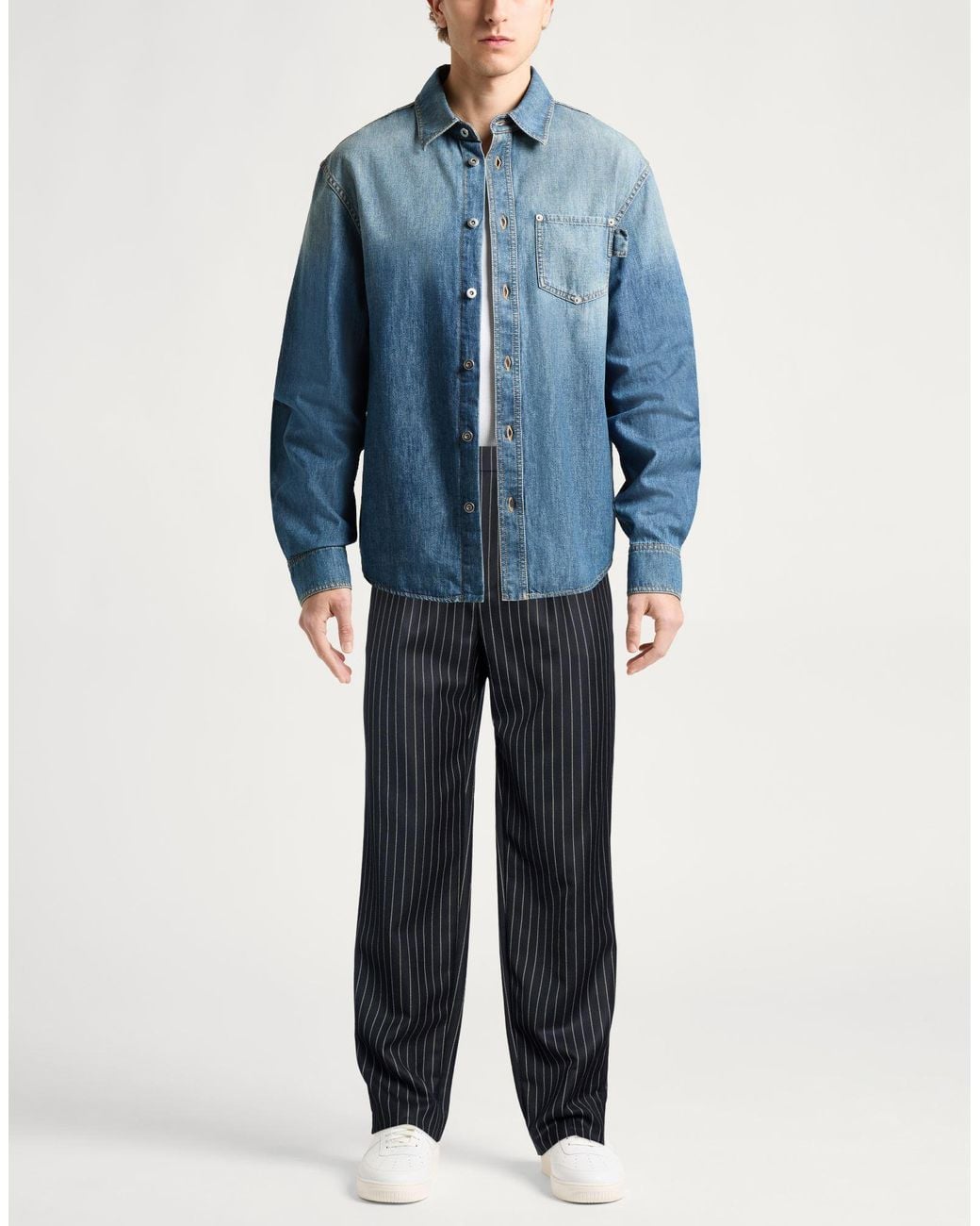 Céline Blue Midnight Pants Wool for men