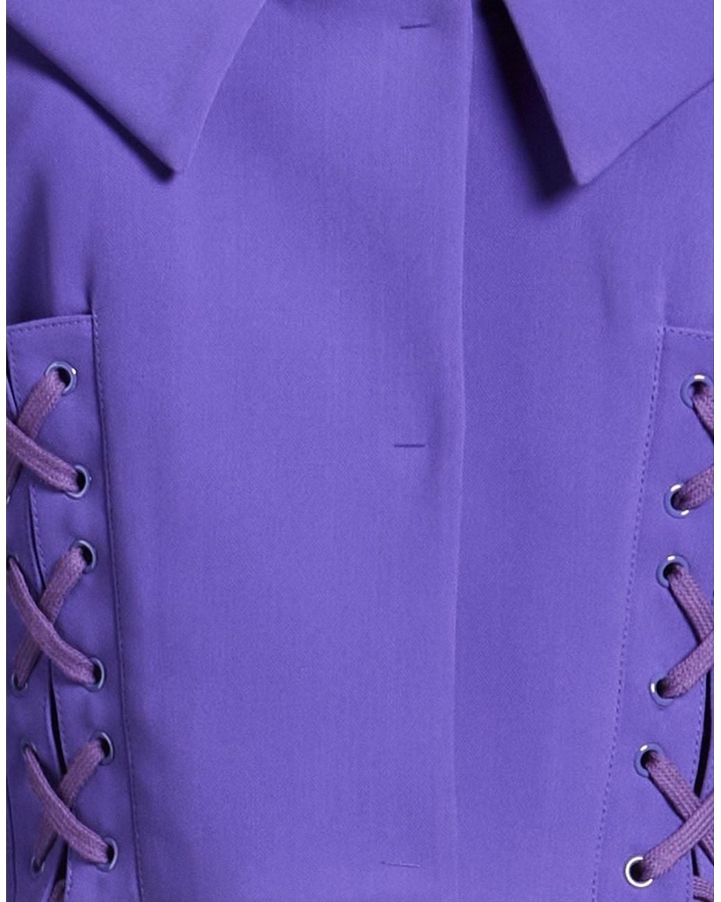 Moschino Blue Jacket Polyester, Polyurethane