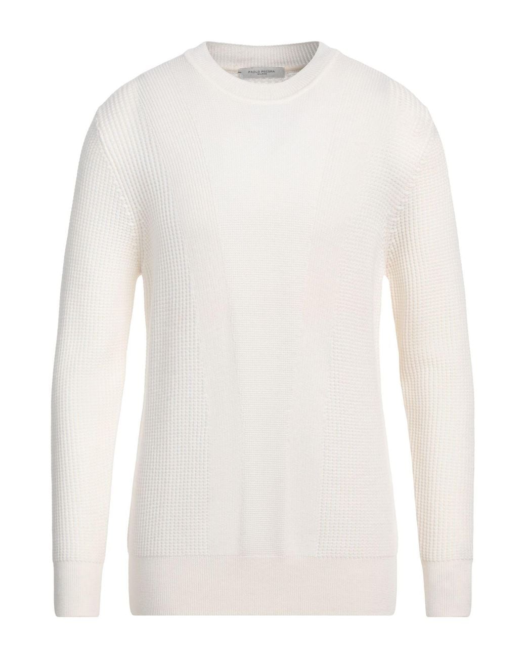Pullover di Paolo Pecora in White da Uomo