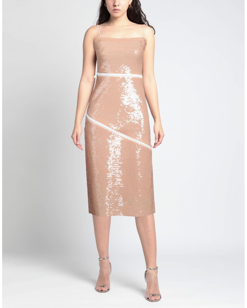 DSquared² Pink Midi Dress