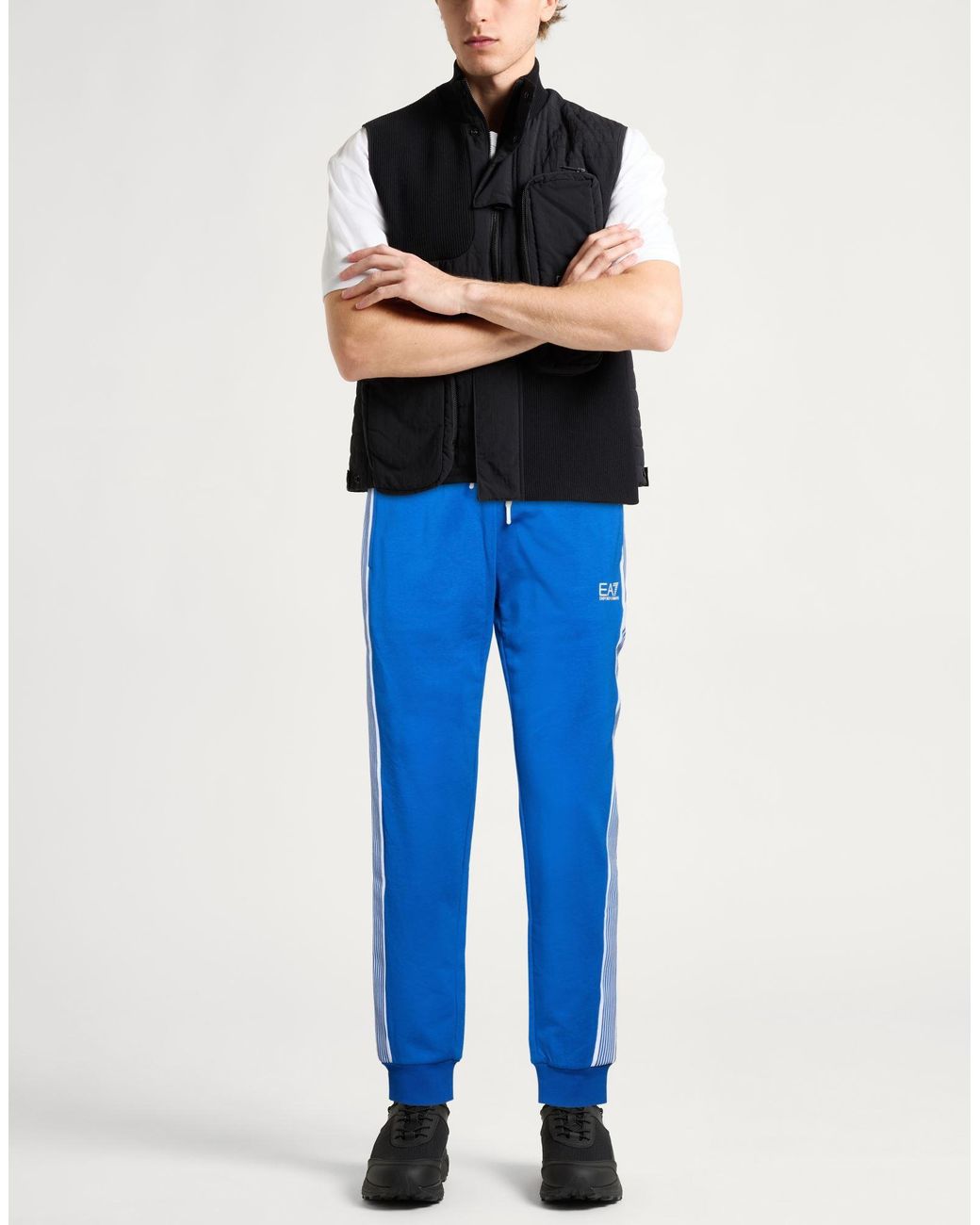 EA7 Blue Trouser for men