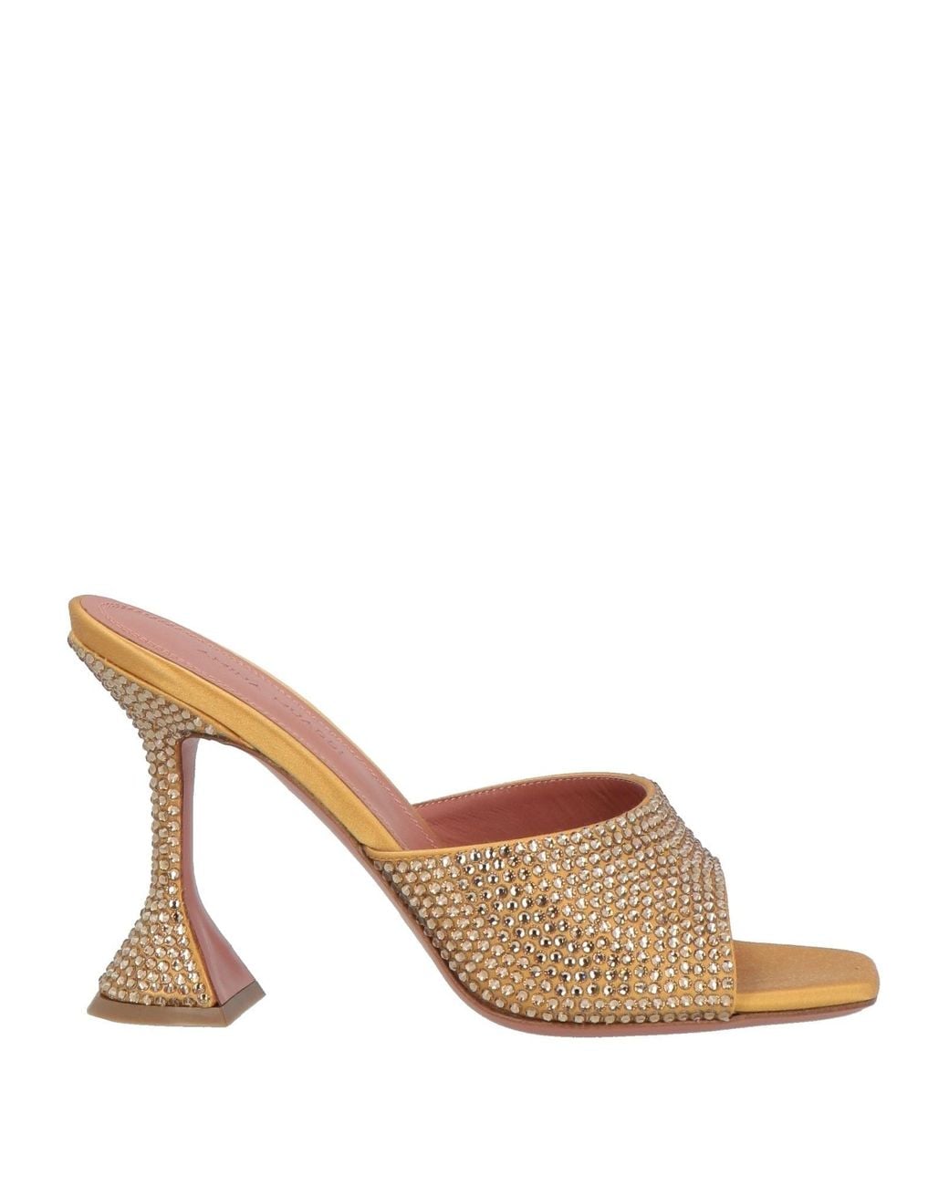 AMINA MUADDI Natural Sandals
