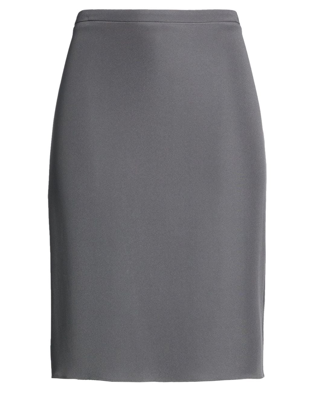Armani Collezioni Gray Midi Skirt