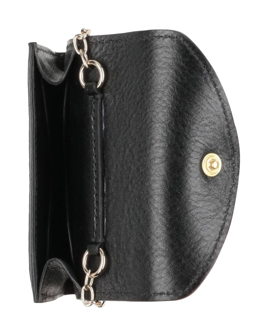 Il Bisonte Black Crossbody Wallet Leather