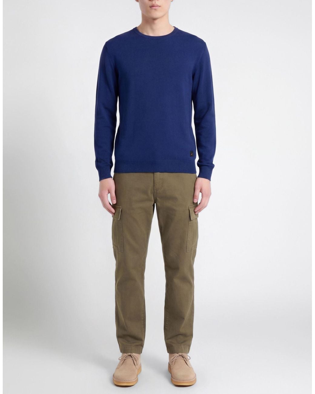 40weft Blue Sweaters for men