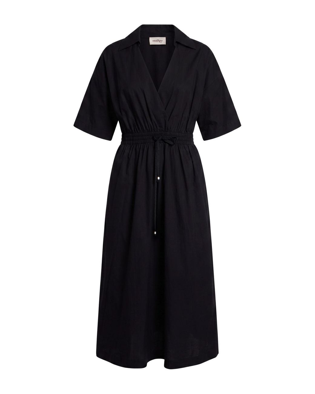 Ottod'Ame Black Midi Dress