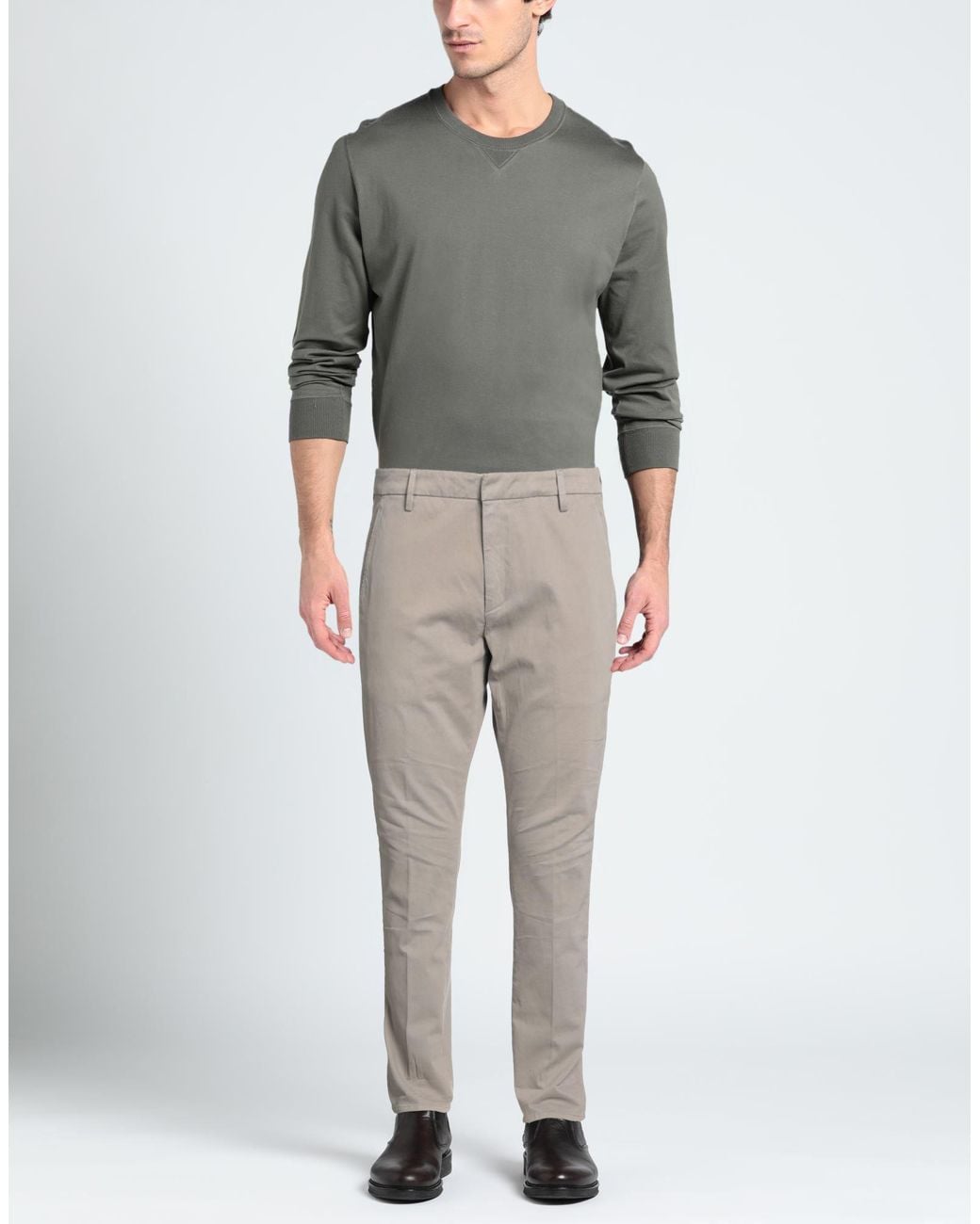 Dondup Gray Trouser for men