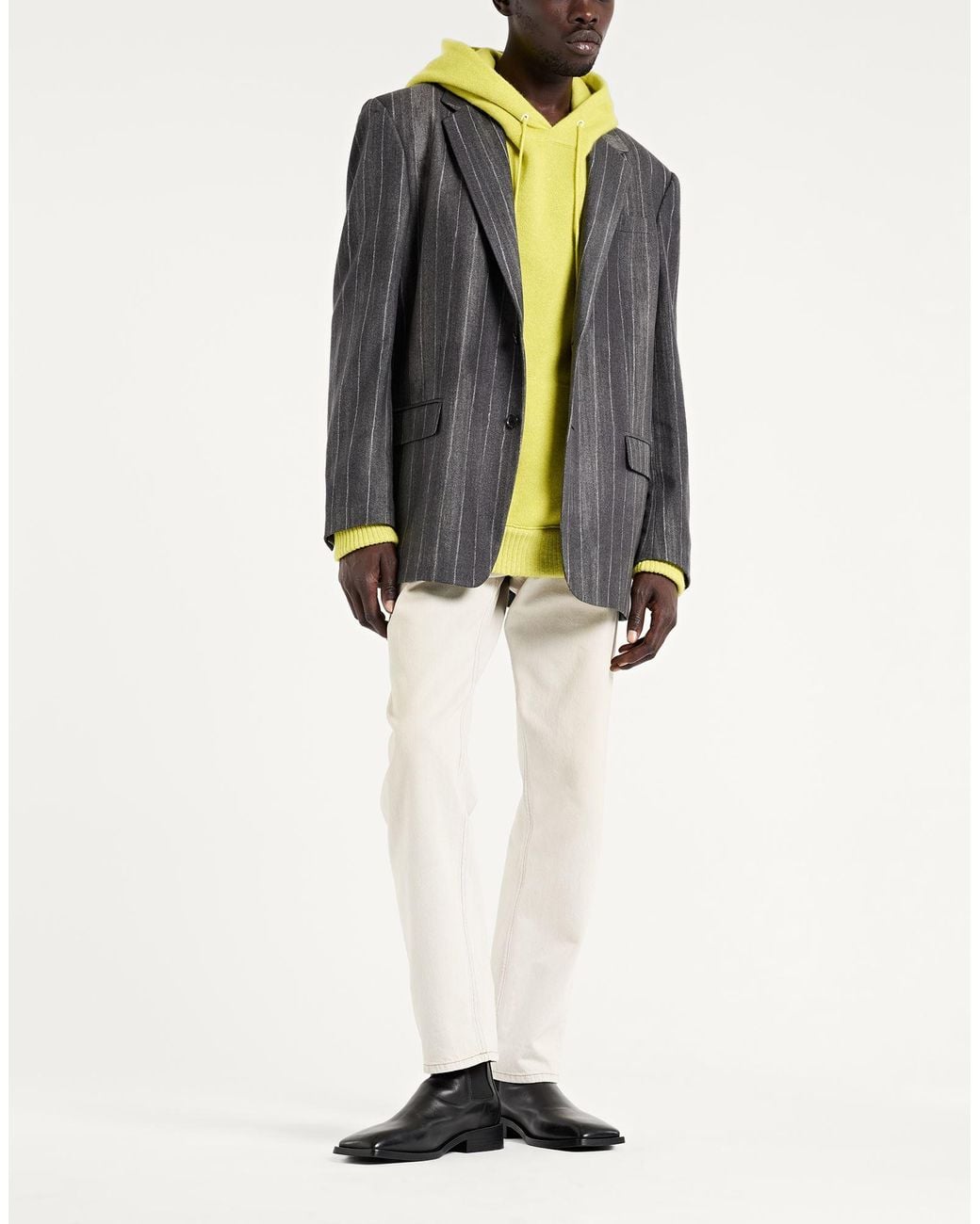 Americana Versace de hombre de color Gray