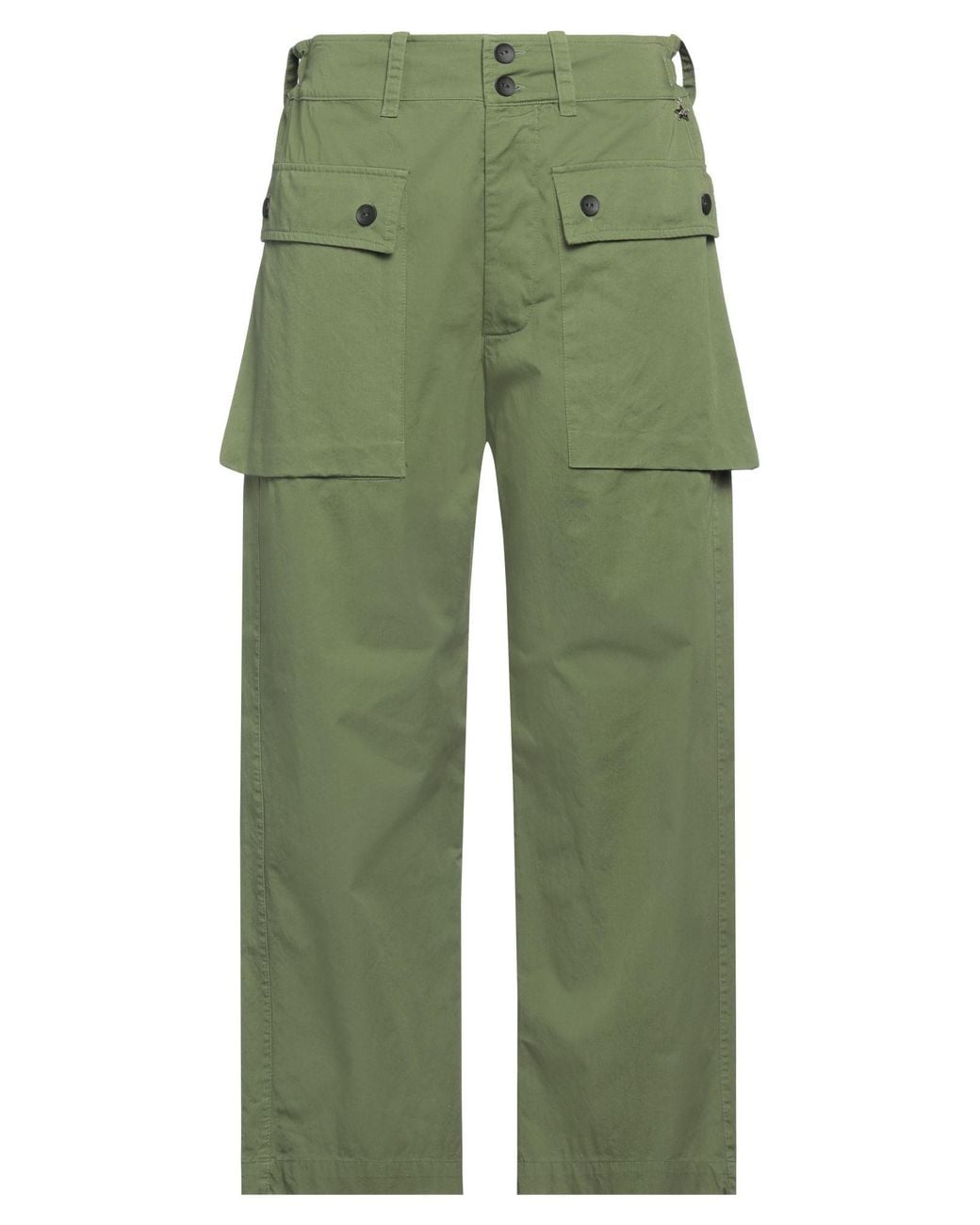 Souvenir Clubbing Green Pants Cotton