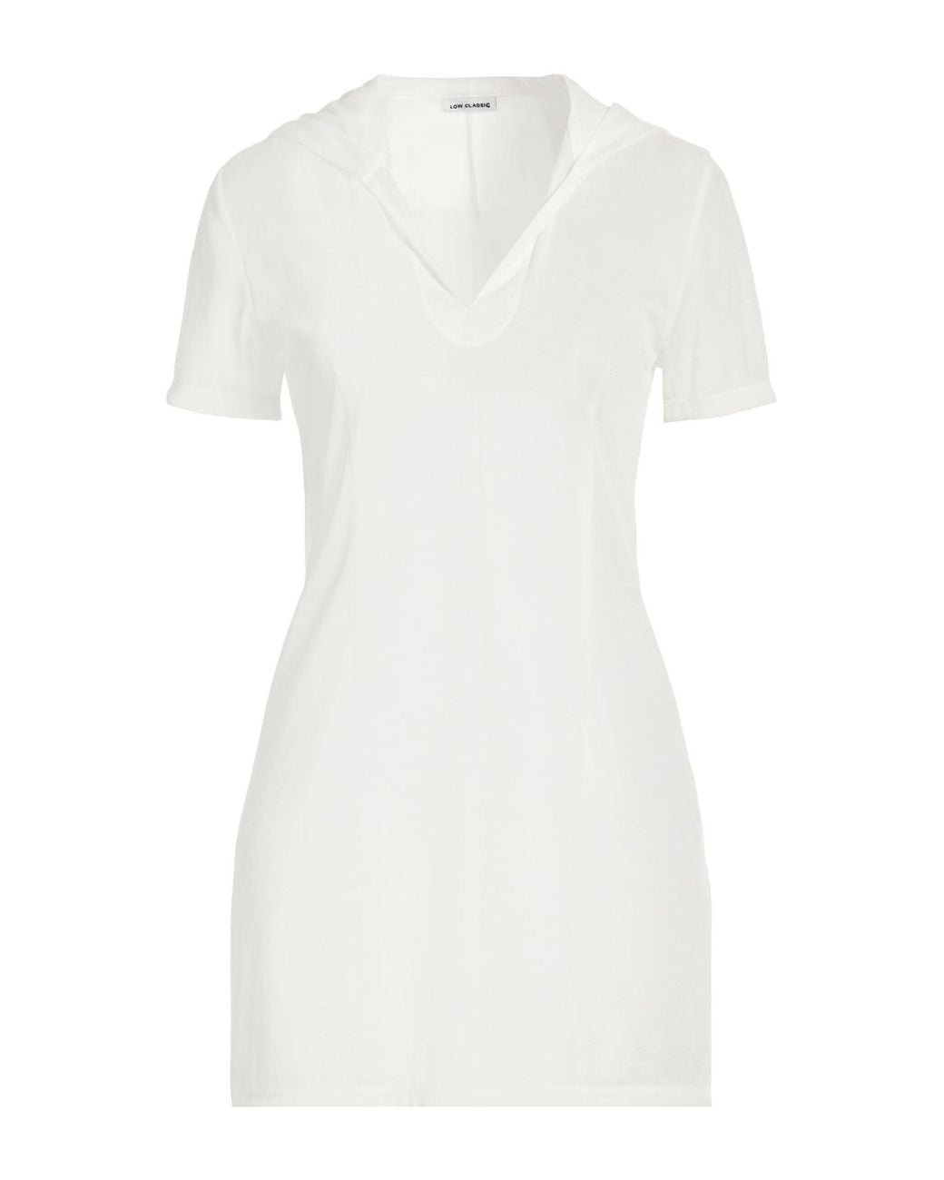 Low Classic White Top Polyester