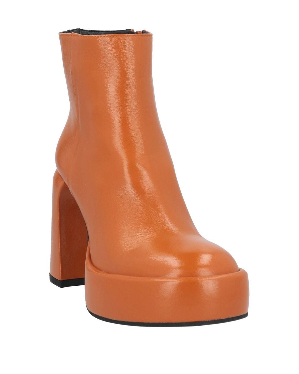 Elena Iachi Brown Ankle Boots Leather
