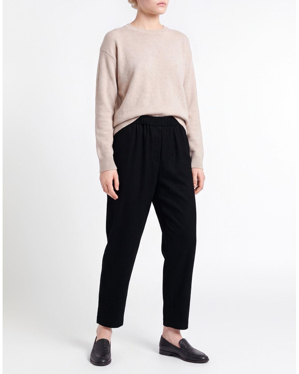 Giorgio Armani Black Pants Virgin Wool, Cashmere, Elastane
