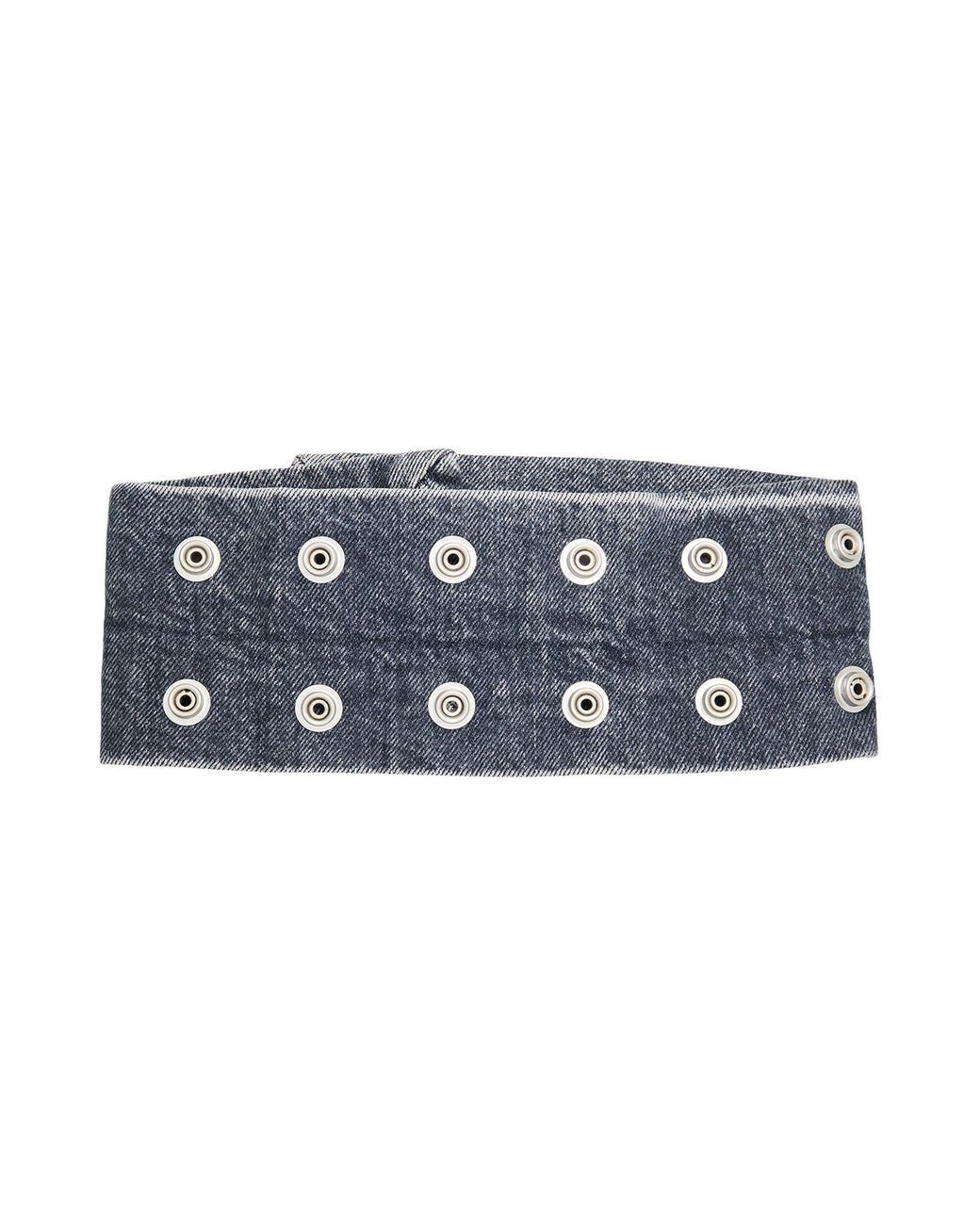 Rick Owens Blue Necklace Cotton for men