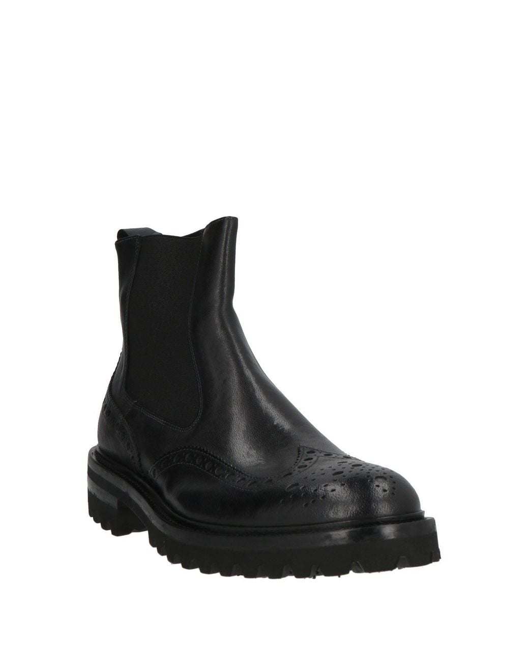 Corvari Black Ankle Boots for men