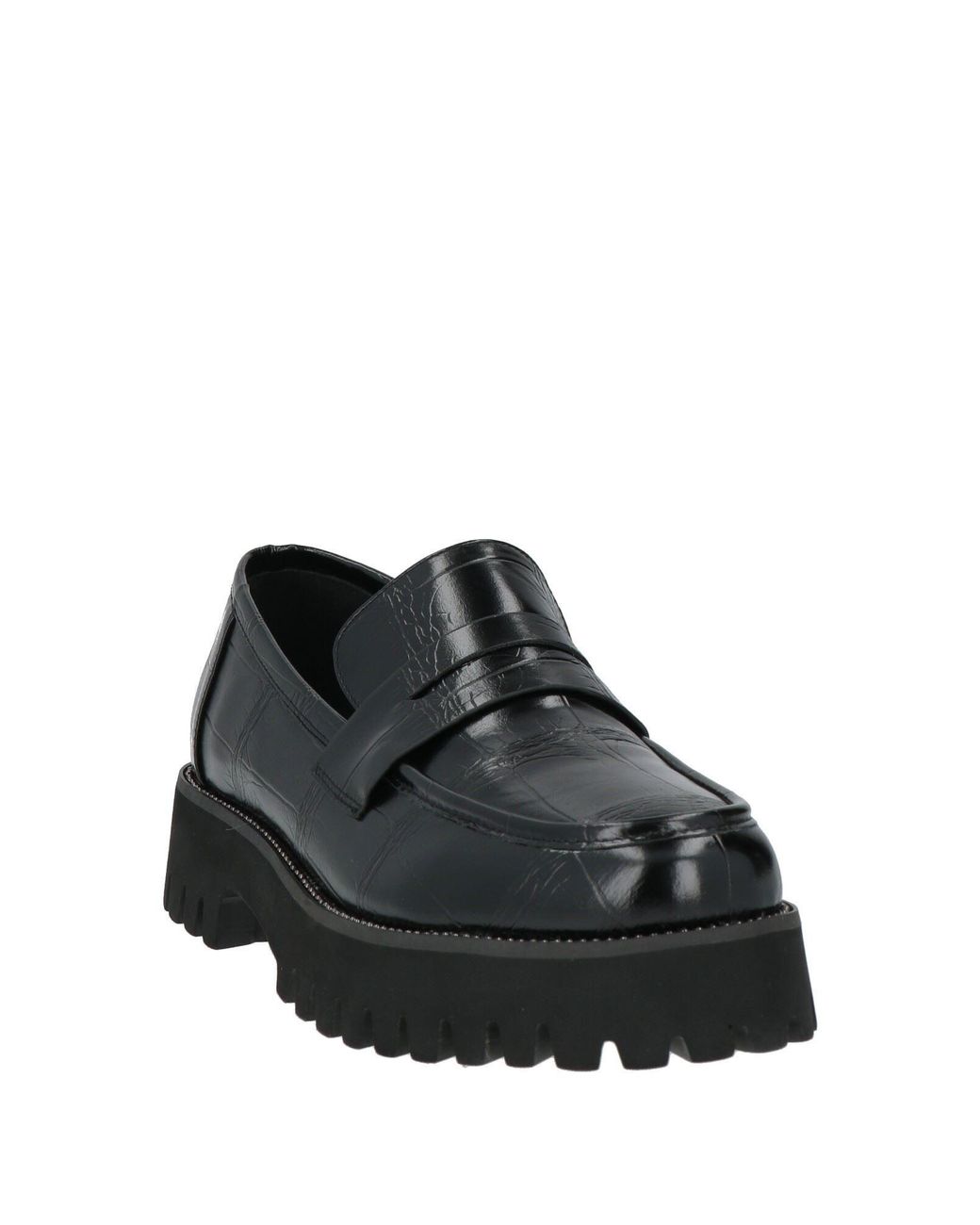 Exe' Black Loafers