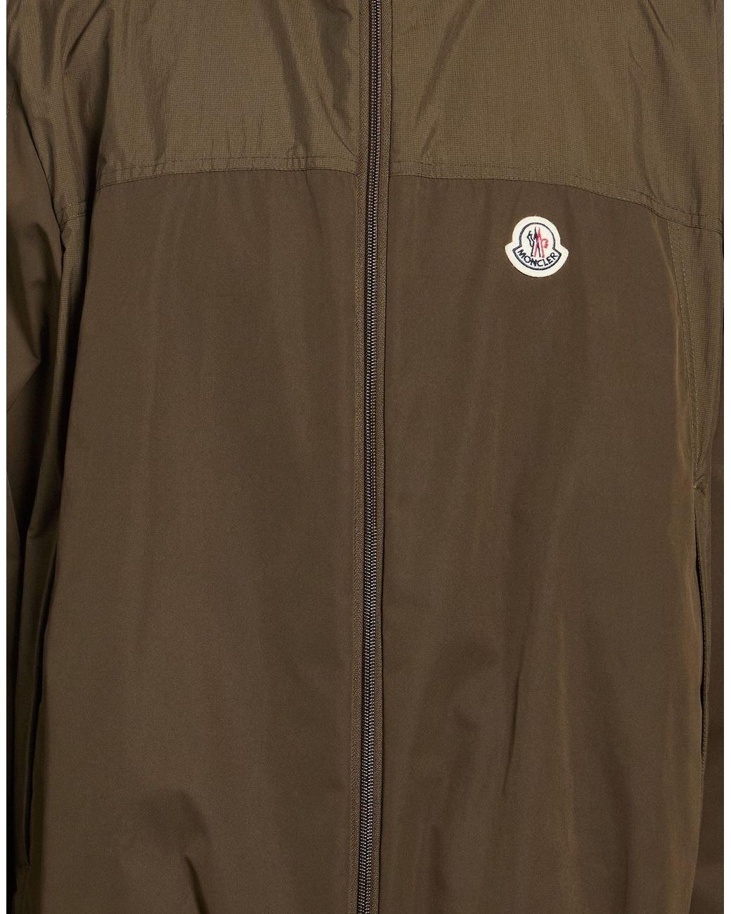 Moncler Green Military Jacket Polyester for men