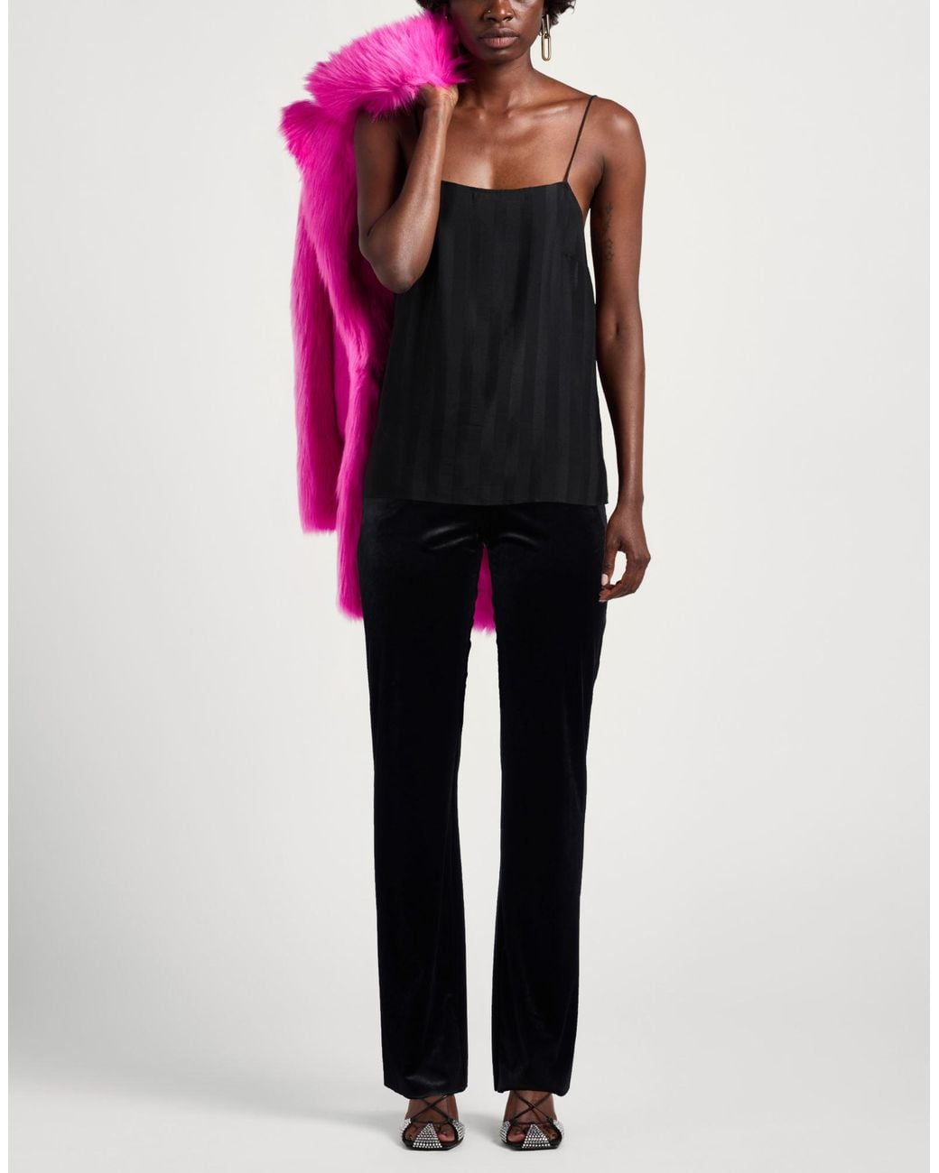 Pennyblack Black Pants Polyester, Elastane