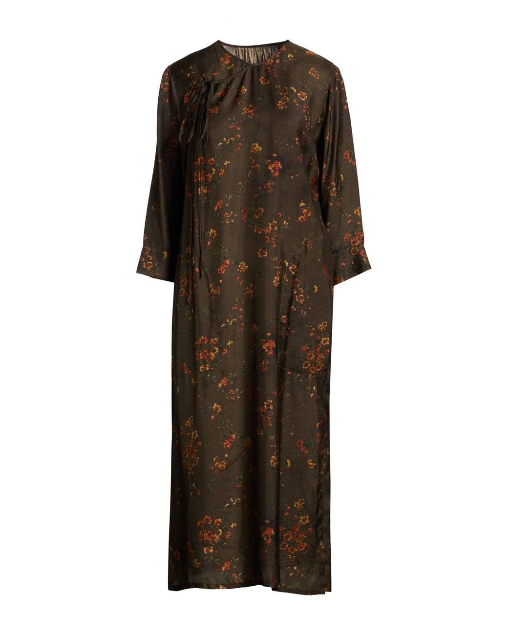 Uma Wang Brown Midi Dress