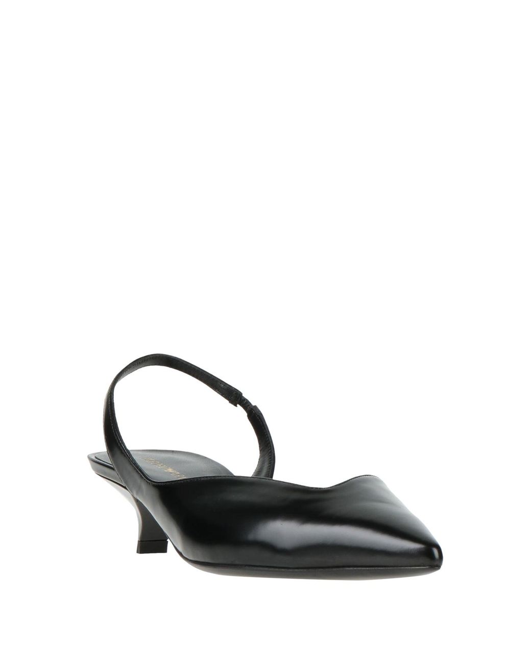 Emporio Armani Black Pumps Leather