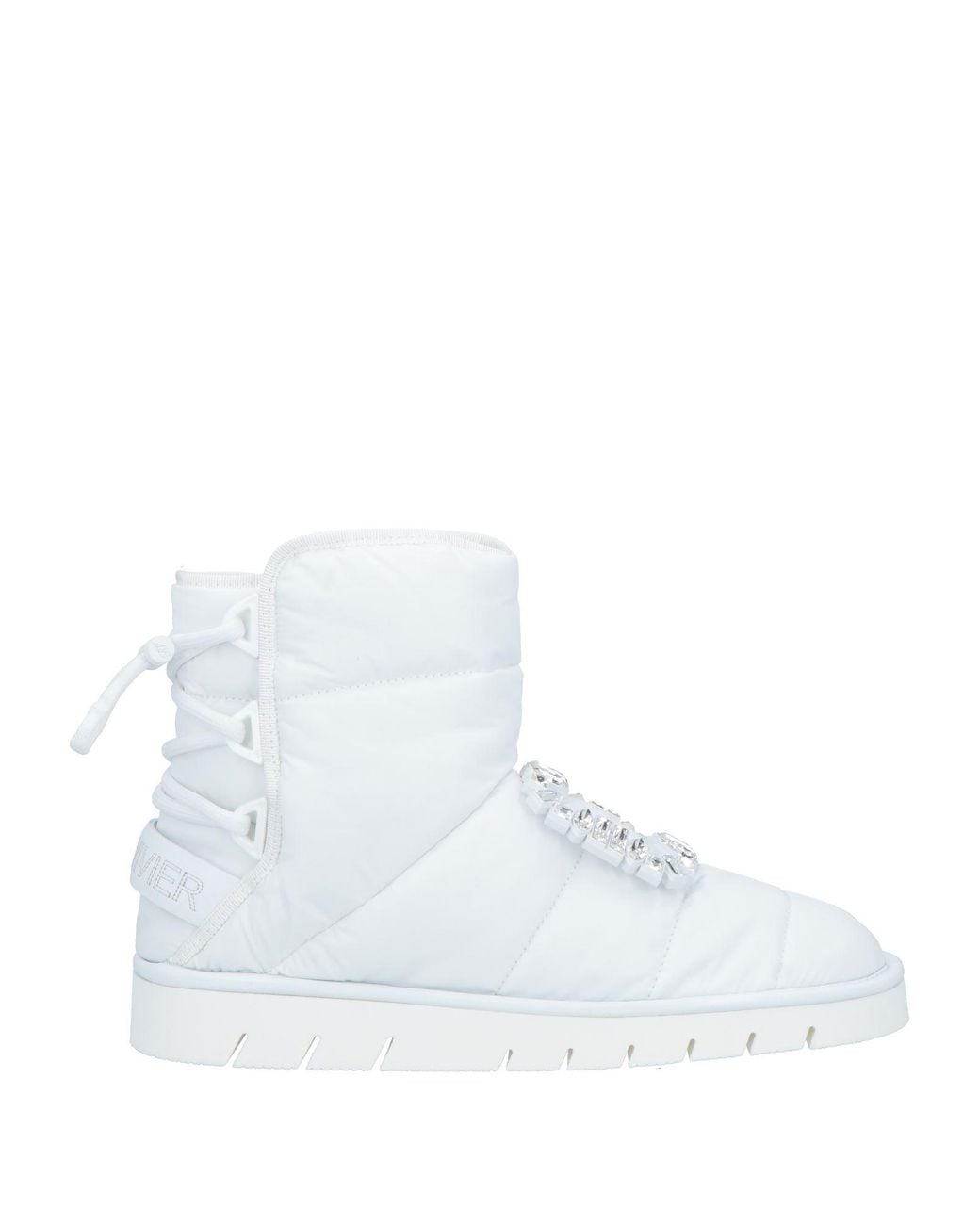 Roger Vivier White Ankle Boots